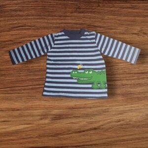 Carter's Baby Boys Alligator and Bee Long Sleeve Shirt Size 6 Months